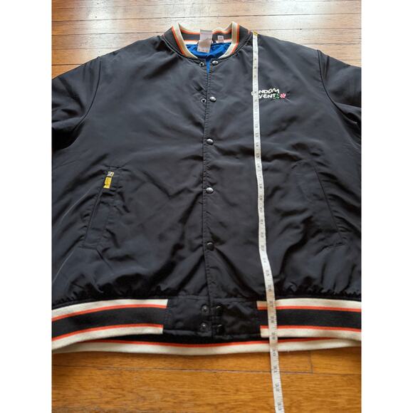 PUMA Random Event Black Bomber Jacket Mens sz XL - Picture 9 of 10